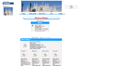 Desktop Screenshot of milanometeo.it